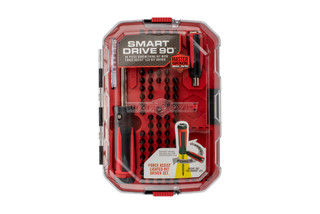 Real Avid SMART DRIVE 90-piece gunsmithing kit with force assist and a shadow-free LED equipped driver.